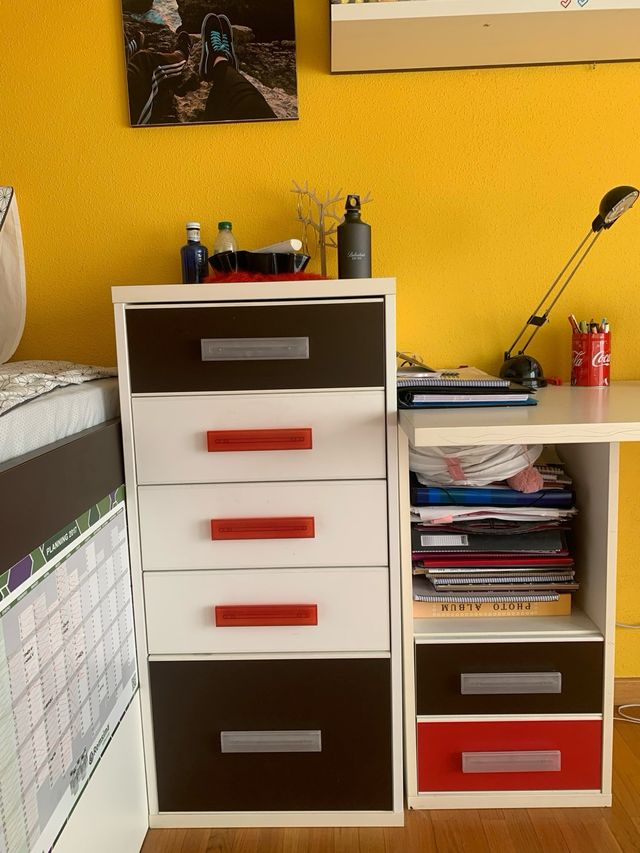 Dormitorio juvenil completo