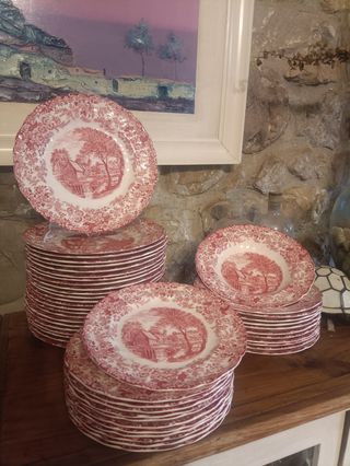 Vajilla de porcelana inglesa 
