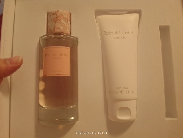 Perfume pedro del hierro + crema 