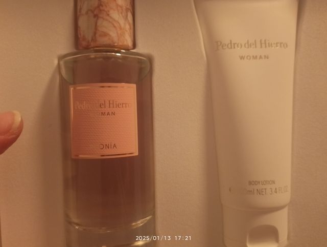 Perfume pedro del hierro + crema 