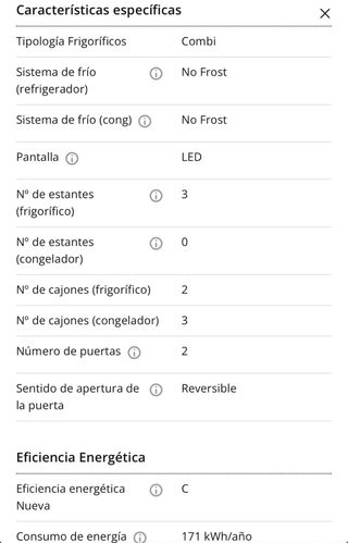 Nevera LG  Combi LG GBB61SWGCN