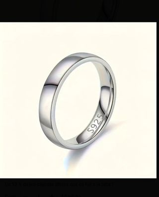 Anillo fe plata nuevo talla 9 OFERTA TIEMPO LIMITD