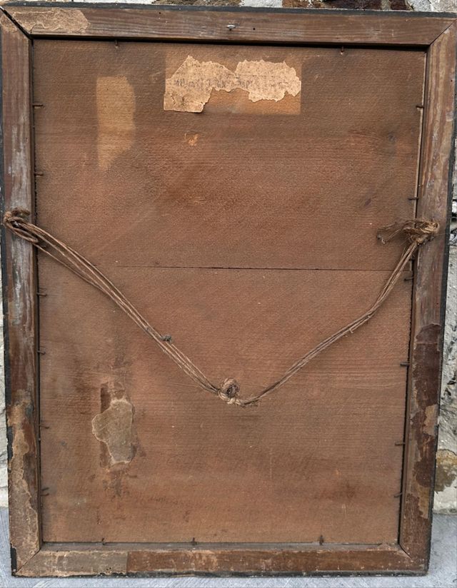 Cuadro Sagrado Corazón vintage irlandés