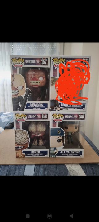 Pack 3 funko resident Evil