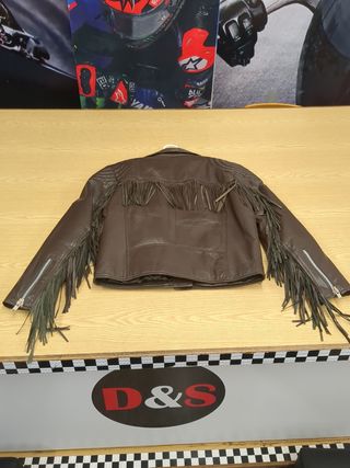 CHAQUETA DE PIEL MOTO