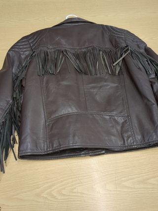 CHAQUETA DE PIEL MOTO
