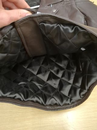 CHAQUETA DE PIEL MOTO