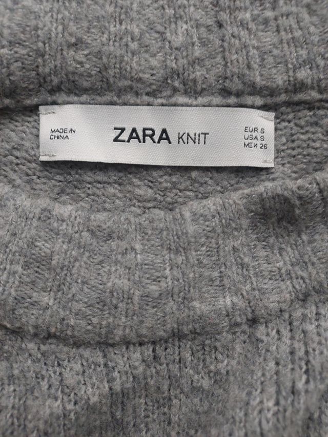 Jersey amplio gris Zara Knit
