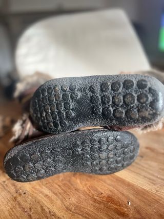 Botas castanhas de pelo 38