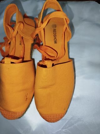 Sandalias esparto 38 cuñas