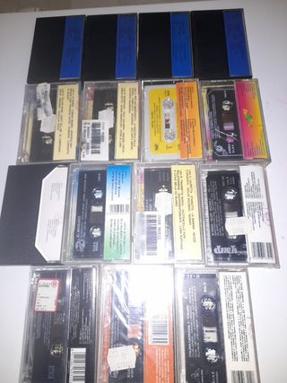 Musicassette lotto 15 pezzi musica da ballo