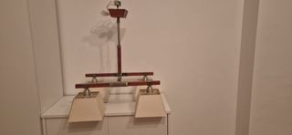 Lampara salon, extensible. Beig 4 luces.