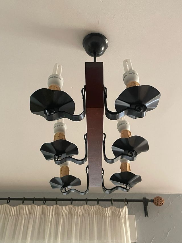 Lampara comedor rústica