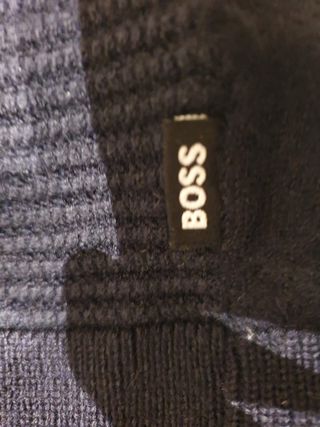 Jersey negro hombre Hugo Boss