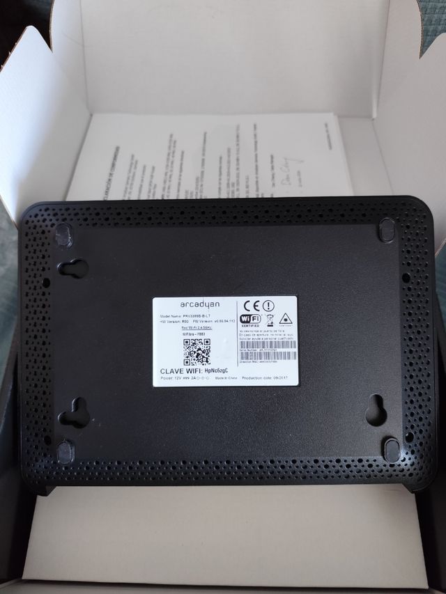 Router WiFi de fibra Livebox