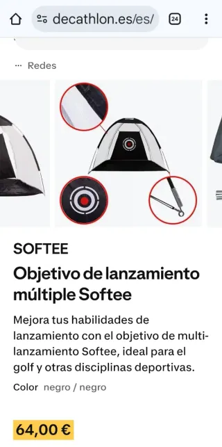 RED DE PRÁCTICAS DE GOLF PARA INTERIOR EXTERIOR