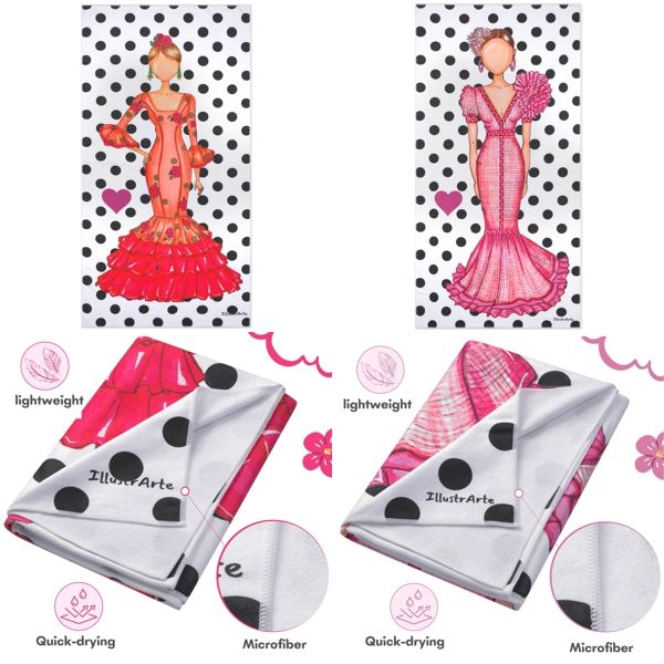 Toalla de playa secado rapido