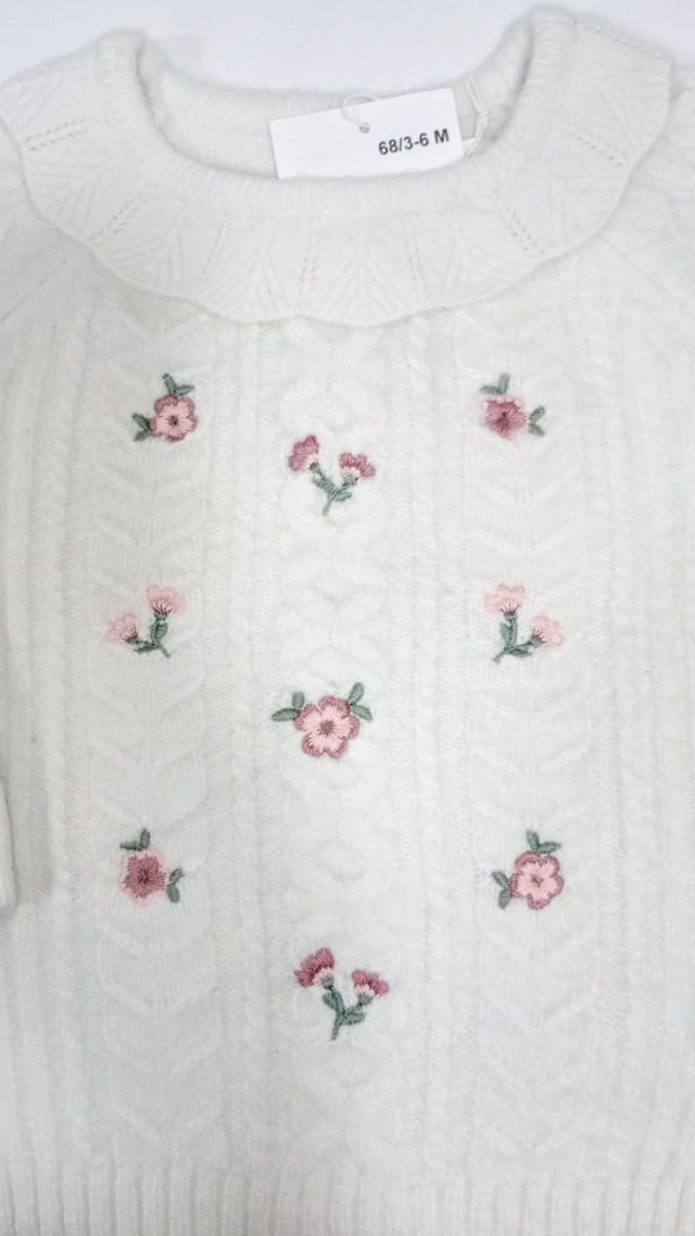 Suéter calentito de flores