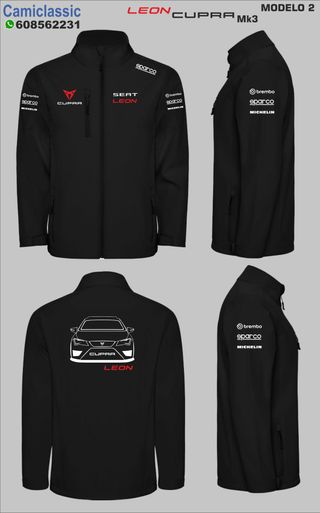SEAT LEON CHAQUETAS CAMISETAS  todos modelos DISPO