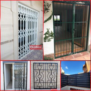 REJAS FIJAS, ABATIBLES Y CORREDERAS.