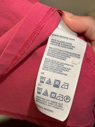 Polo Rosa Tommy Hilfiger