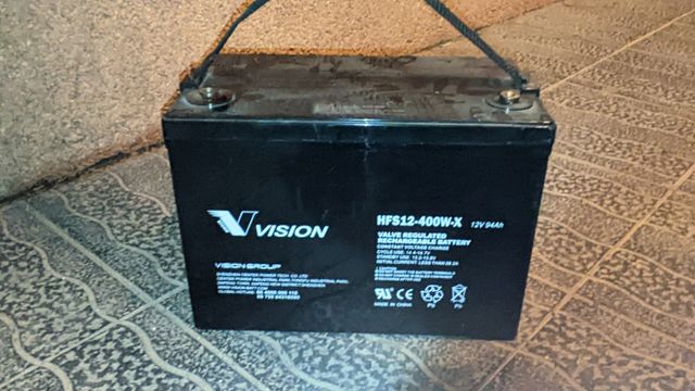 baterias 400w para instalacion de placa solar 