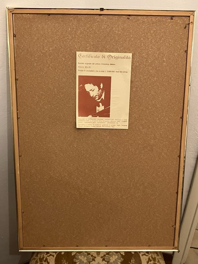 quadro Fitolito originale  Innocenzo Melani