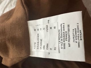 Falda de piel talla 40.Nueva sin estrenar