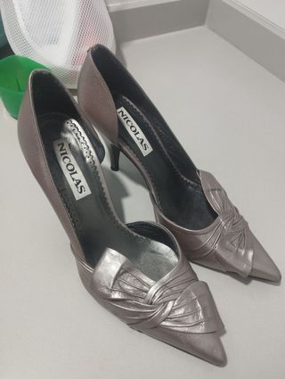Zapatos de fiesta de piel talla 39