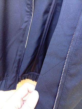 Chaqueta unisex bomber negra