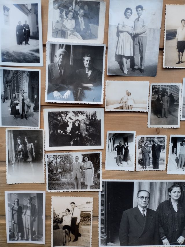 *Lote fotografías antiguas parejas, '30-70