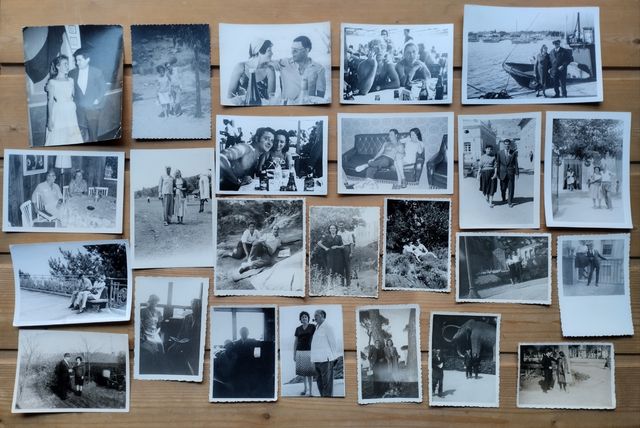 *Lote fotografías antiguas parejas, '30-70