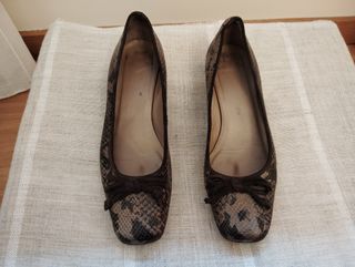 Zapato leopardo de tacón muy cómodos