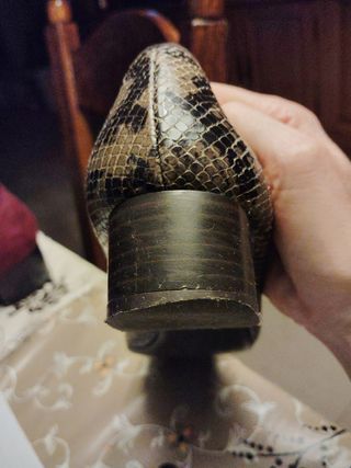 Zapato leopardo de tacón muy cómodos