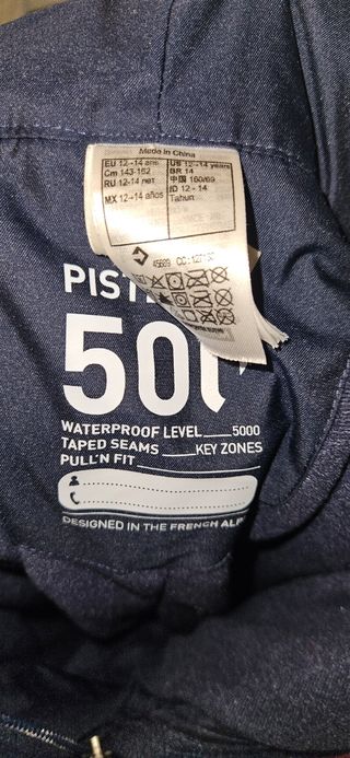 Ropa ski niña Decathlon wedge, 150cm 160cm