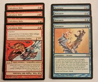 Card MTG Lotto 8 carte 4X Kamigawa 2004