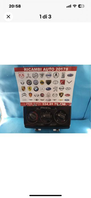 COMANDI CLIMA MANUALE LANCIA Y 2016