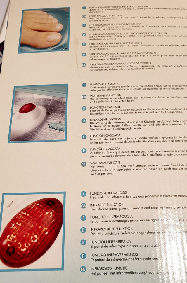 Idromassaggiatore per piedi Termozeta