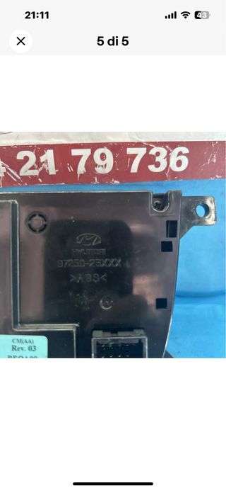 COMANDI CLIMA HYUNDAI SANTA FE’ 2008