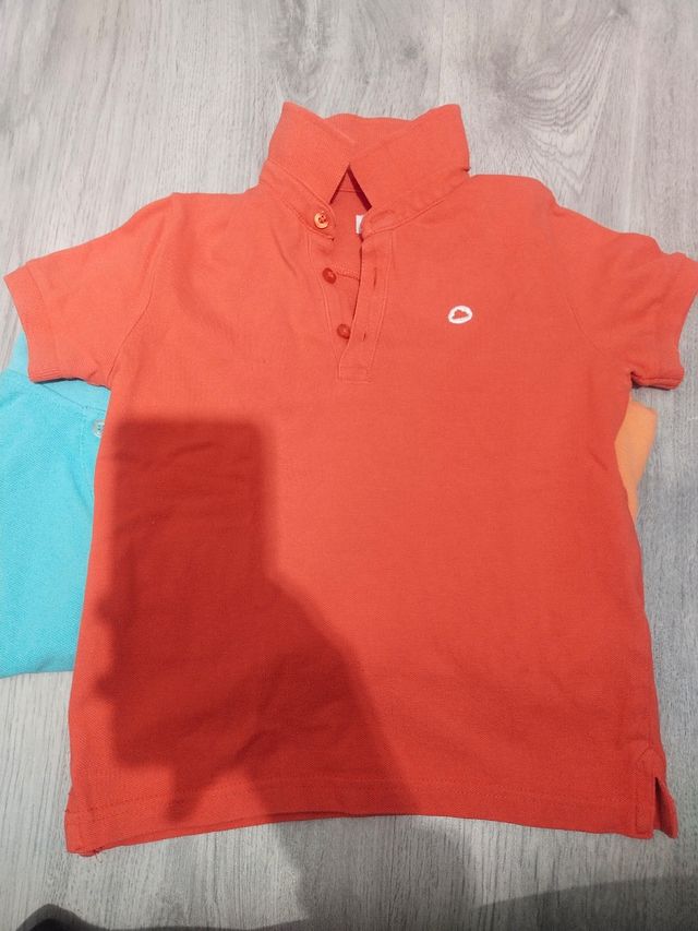 Lote polos manga corta niño 5 años