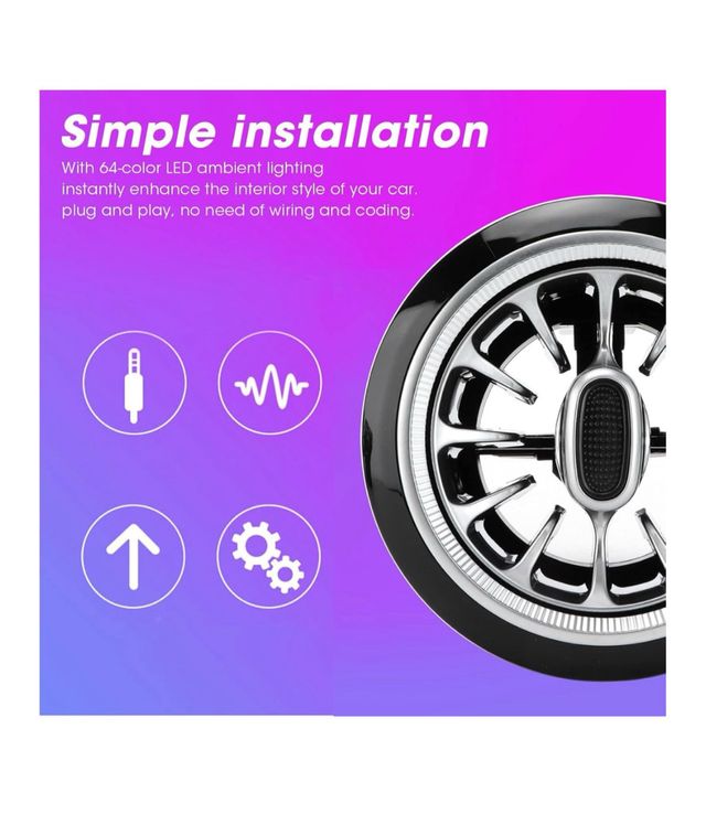 6 Pezzi 64 Colori Prese D'aria auto modelli