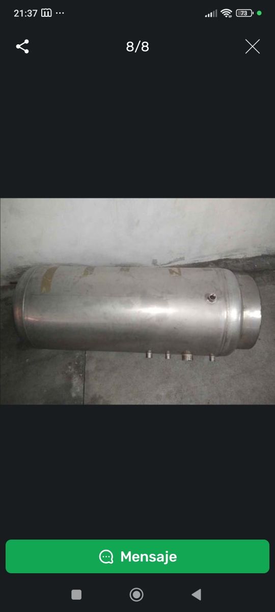 Depósito Inox agua sanitaria