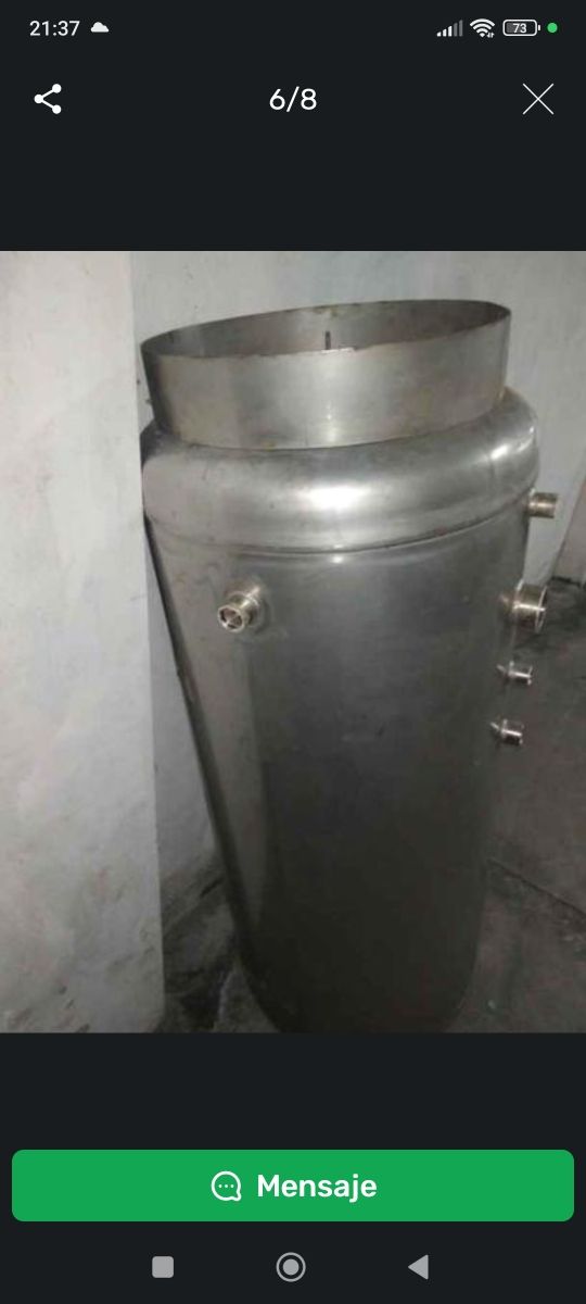 Depósito Inox agua sanitaria