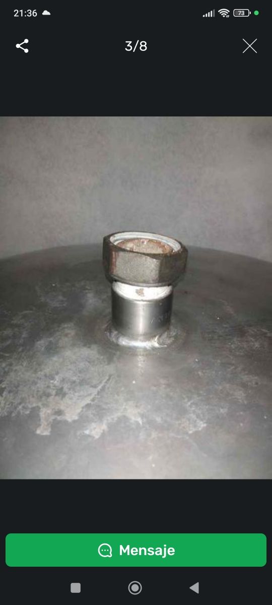 Depósito Inox agua sanitaria