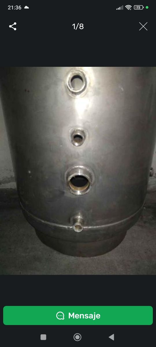 Depósito Inox agua sanitaria