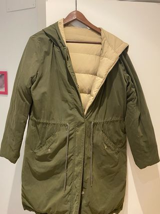 Abrigo reversible de mujer 