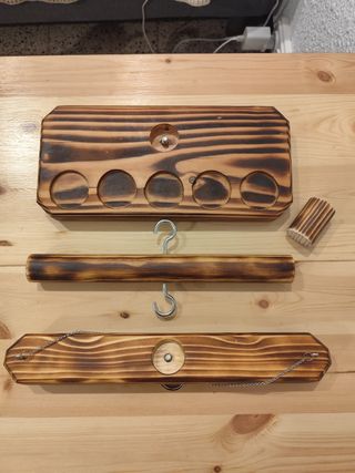 Juego de Mesa de Madera Ring-Toss Game