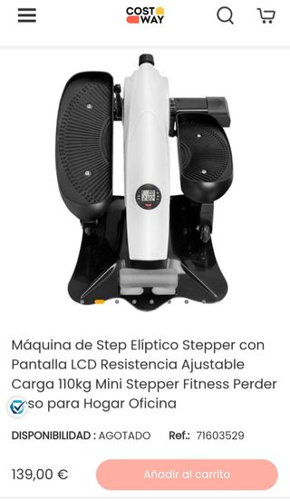 Máquina Step elíptica