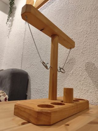 Juego de Mesa de Madera Ring-Toss Game