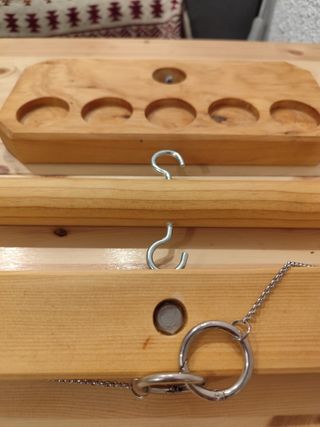 Juego de Mesa de Madera Ring-Toss Game